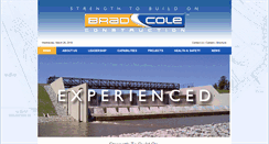 Desktop Screenshot of bradcoleconstruction.com